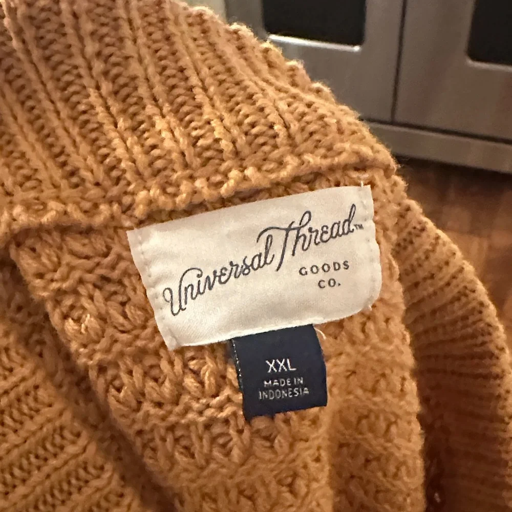 Universal‎ Thread Camel Knit Cardigan XXL